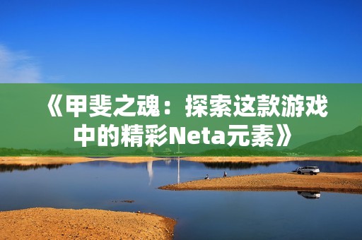 《甲斐之魂：探索这款游戏中的精彩Neta元素》