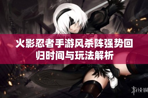 火影忍者手游风杀阵强势回归时间与玩法解析