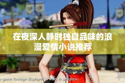 在夜深人静时独自品味的浪漫爱情小说推荐
