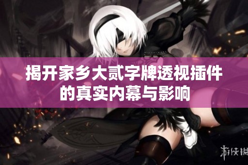 揭开家乡大贰字牌透视插件的真实内幕与影响