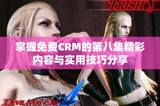掌握免费CRM的第八集精彩内容与实用技巧分享