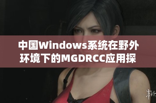中国Windows系统在野外环境下的MGDRCC应用探索与实践