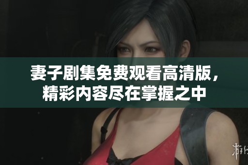 妻子剧集免费观看高清版，精彩内容尽在掌握之中