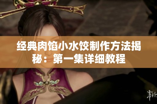 经典肉馅小水饺制作方法揭秘：第一集详细教程