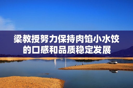梁教授努力保持肉馅小水饺的口感和品质稳定发展
