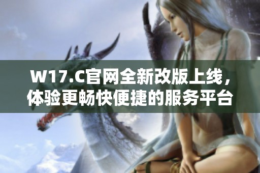 W17.C官网全新改版上线，体验更畅快便捷的服务平台