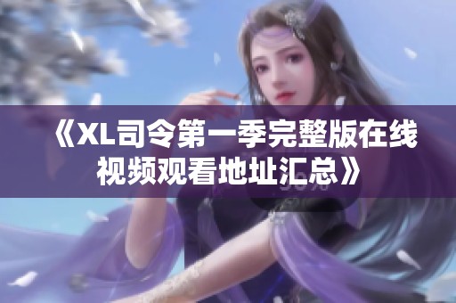 《XL司令第一季完整版在线视频观看地址汇总》
