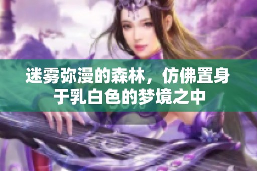 迷雾弥漫的森林，仿佛置身于乳白色的梦境之中