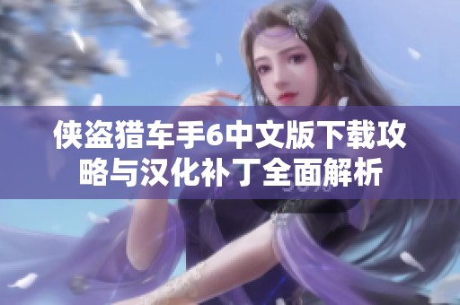 侠盗猎车手6中文版下载攻略与汉化补丁全面解析