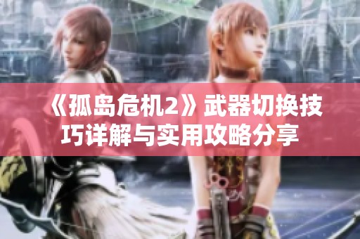 《孤岛危机2》武器切换技巧详解与实用攻略分享