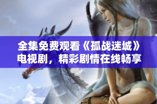 全集免费观看《孤战迷城》电视剧，精彩剧情在线畅享