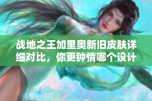 战地之王加里奥新旧皮肤详细对比，你更钟情哪个设计