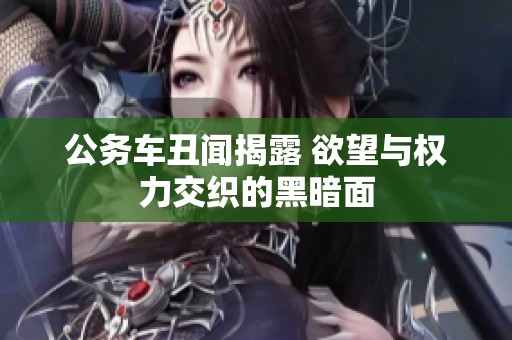 公务车丑闻揭露 欲望与权力交织的黑暗面