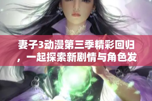 妻子3动漫第三季精彩回归，一起探索新剧情与角色发展