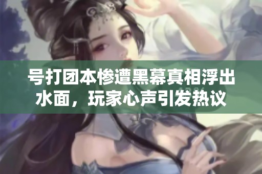 号打团本惨遭黑幕真相浮出水面，玩家心声引发热议
