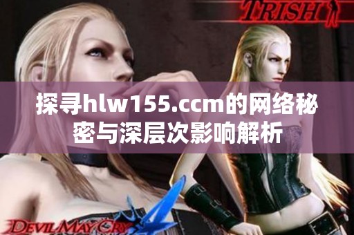 探寻hlw155.ccm的网络秘密与深层次影响解析