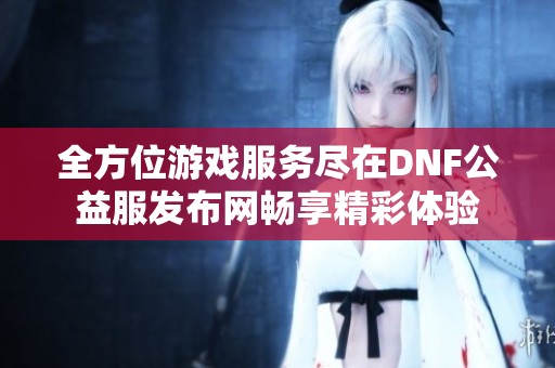全方位游戏服务尽在DNF公益服发布网畅享精彩体验