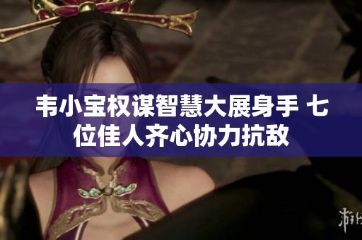 韦小宝权谋智慧大展身手 七位佳人齐心协力抗敌