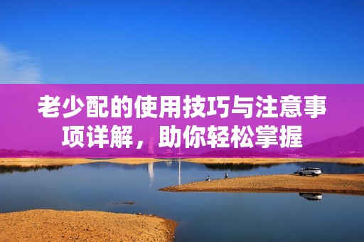 老少配的使用技巧与注意事项详解，助你轻松掌握