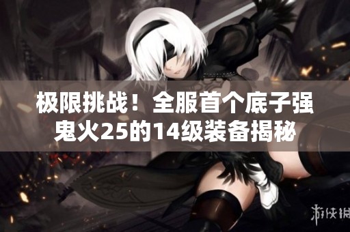 极限挑战！全服首个底子强鬼火25的14级装备揭秘
