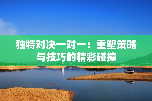 独特对决一对一：重塑策略与技巧的精彩碰撞