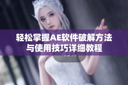 轻松掌握AE软件破解方法与使用技巧详细教程