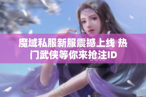 魔域私服新服震撼上线 热门武侠等你来抢注ID