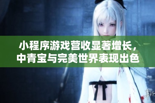 小程序游戏营收显著增长，中青宝与完美世界表现出色