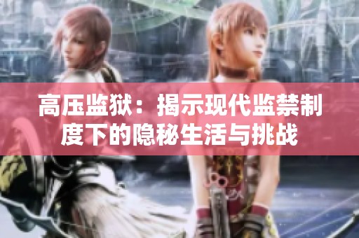 高压监狱：揭示现代监禁制度下的隐秘生活与挑战