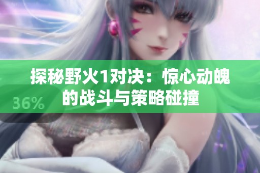 探秘野火1对决：惊心动魄的战斗与策略碰撞