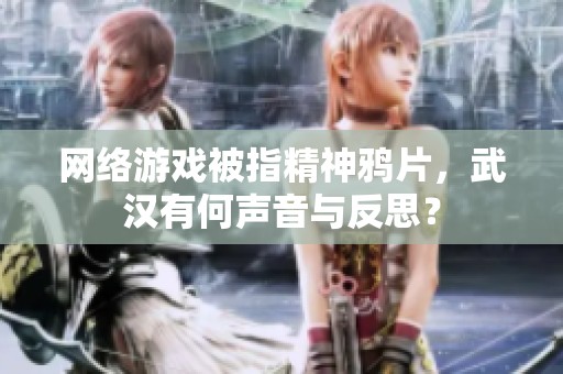网络游戏被指精神鸦片，武汉有何声音与反思？
