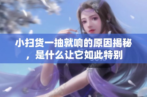 小扫货一抽就响的原因揭秘，是什么让它如此特别