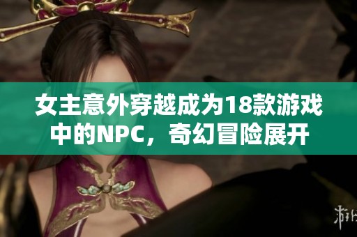 女主意外穿越成为18款游戏中的NPC，奇幻冒险展开