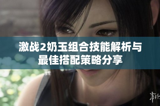 激战2奶玉组合技能解析与最佳搭配策略分享