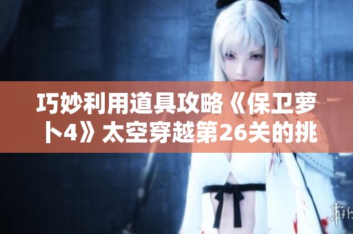 巧妙利用道具攻略《保卫萝卜4》太空穿越第26关的挑战秘籍