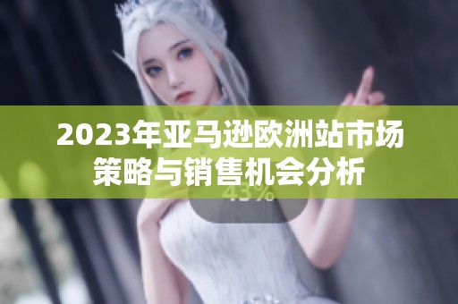 2023年亚马逊欧洲站市场策略与销售机会分析