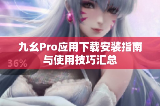 九幺Pro应用下载安装指南与使用技巧汇总