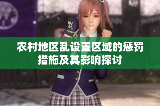 农村地区乱设置区域的惩罚措施及其影响探讨
