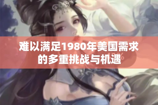 难以满足1980年美国需求的多重挑战与机遇