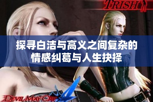 探寻白洁与高义之间复杂的情感纠葛与人生抉择