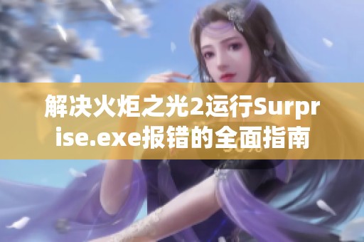 解决火炬之光2运行Surprise.exe报错的全面指南