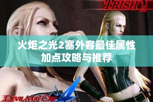 火炬之光2塞外客最佳属性加点攻略与推荐