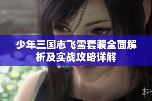 少年三国志飞雪套装全面解析及实战攻略详解