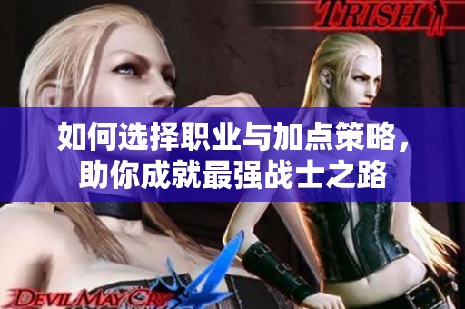 如何选择职业与加点策略，助你成就最强战士之路
