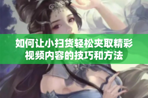 如何让小扫货轻松夹取精彩视频内容的技巧和方法