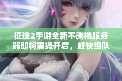 征途2手游全新不删档服务器即将震撼开启，赶快组队畅玩吧！