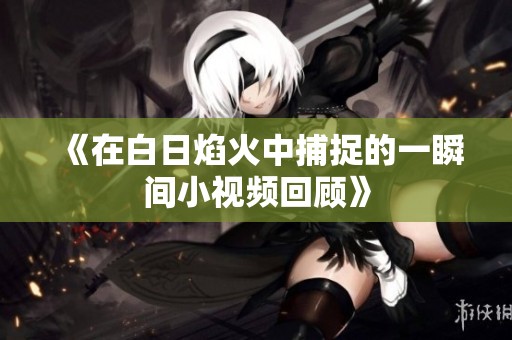 《在白日焰火中捕捉的一瞬间小视频回顾》