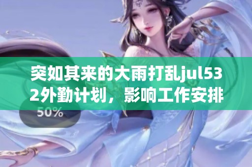 突如其来的大雨打乱jul532外勤计划，影响工作安排