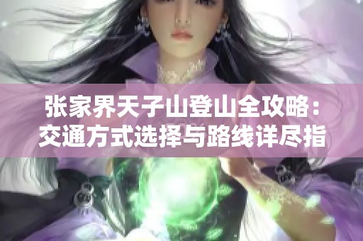 张家界天子山登山全攻略：交通方式选择与路线详尽指南助你畅游自然美景