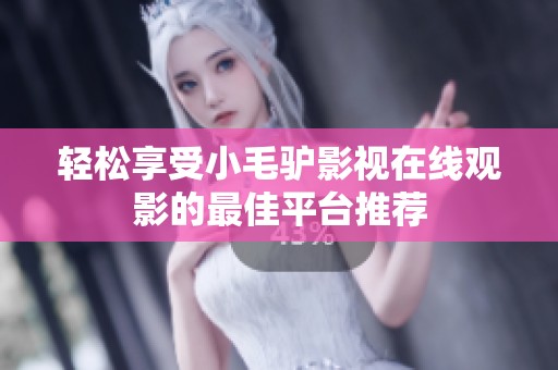 轻松享受小毛驴影视在线观影的最佳平台推荐